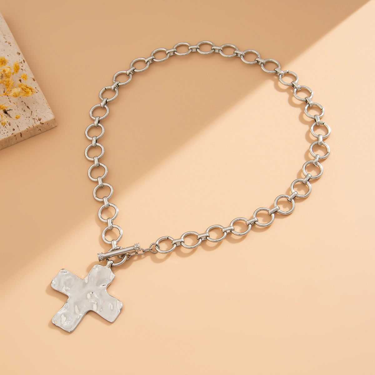 Silver Cross Necklace