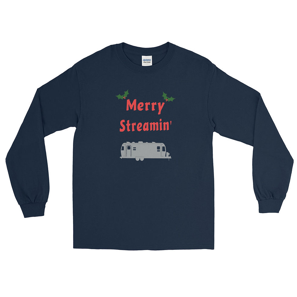 Thumbnail: Men’s  Merry Streamin' Long Sleeve Shirt