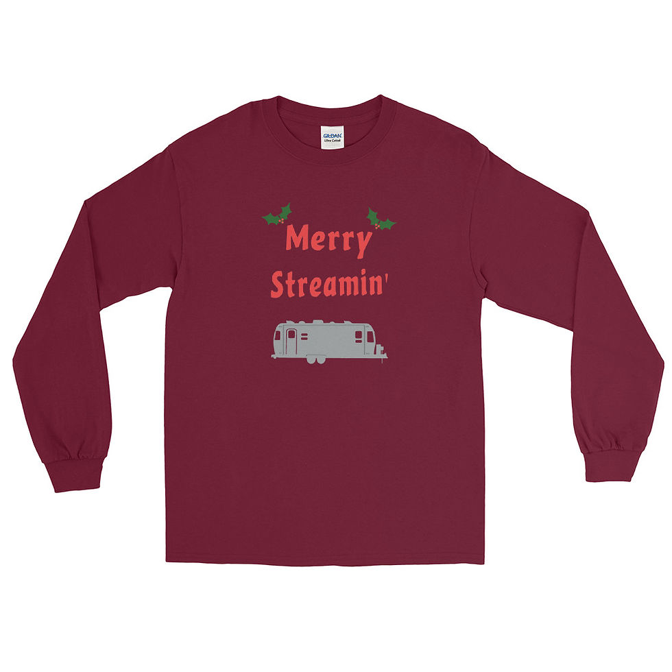 Thumbnail: Men’s  Merry Streamin' Long Sleeve Shirt