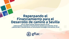 Repensando el Financiamiento para el Desarrollo de camino a Sevilla