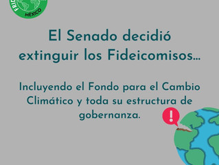 Desaparecen Fideicomiso para Cambio Climático, a pesar del llamado de organizaciones ambientalistas