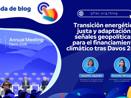Transición energética justa y adaptación: señales geopolíticas para el financiamiento climático tras Davos 2026 