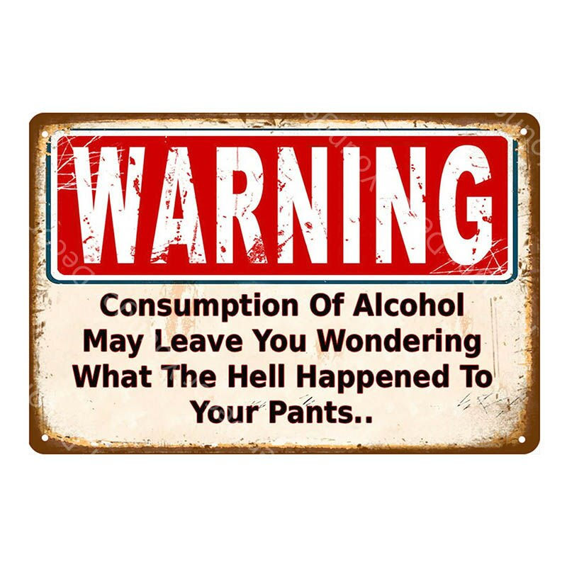 Thumbnail: Danger High Voltage Vintage Metal Warning Quote Signs
