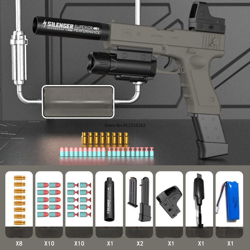 Thumbnail: New Glock Cosplay Electric Automatic Burst Pistol 