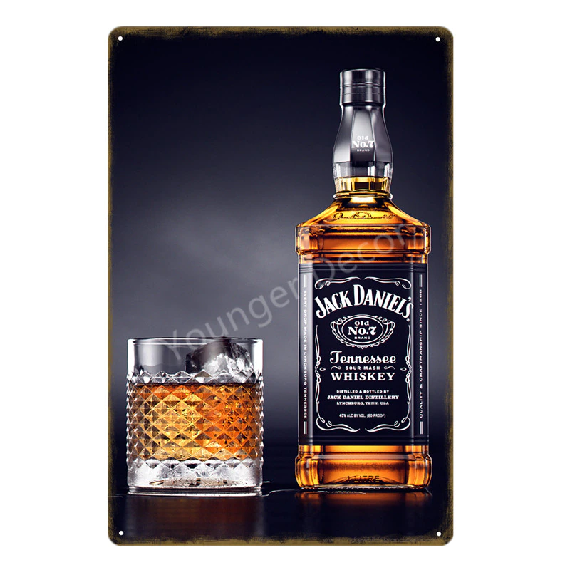 Miniature : Retro Jack Daniels Tin Signs 