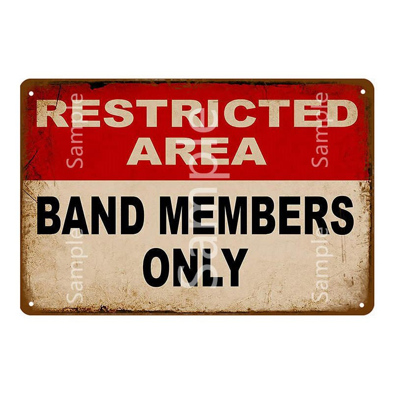 Thumbnail: Danger High Voltage Vintage Metal Warning Quote Signs