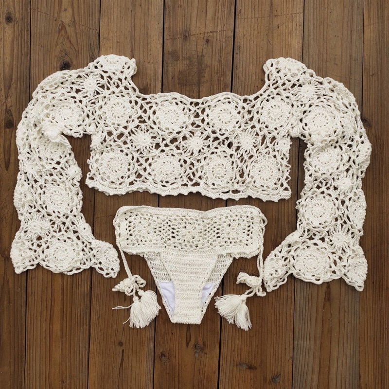 Thumbnail: Womens Handmade BOHO Bikini Cover Sets