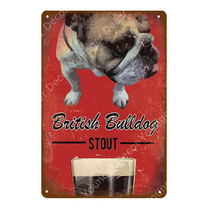 Thumbnail: Caution Pet Tin Vintage Pub Wall Plaques YI-178