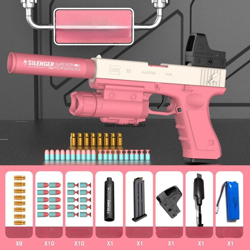 Thumbnail: New Glock Cosplay Electric Automatic Burst Pistol 