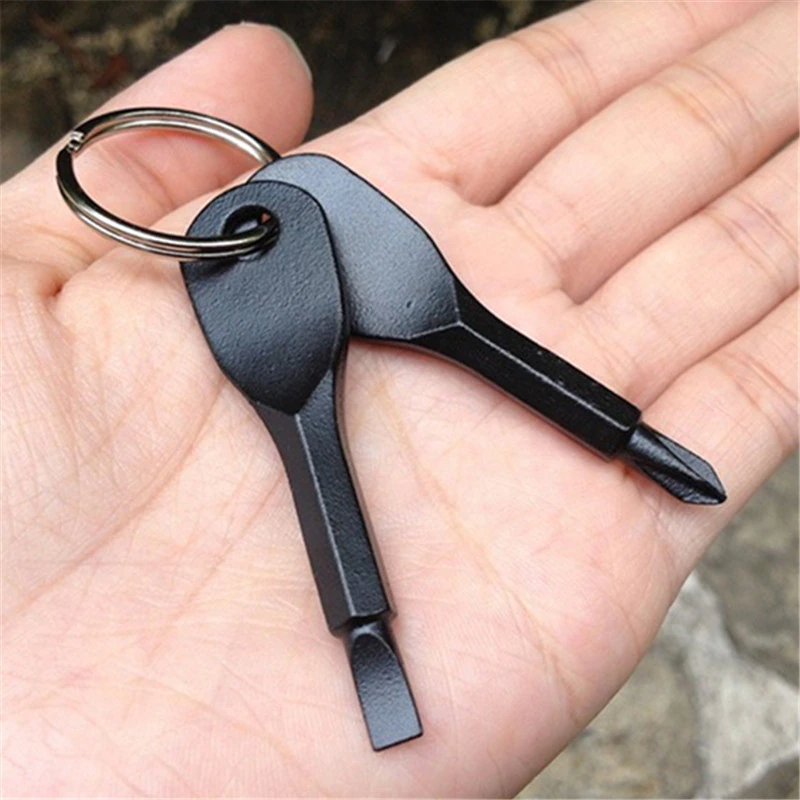 Thumbnail: Pocket Repair Mini Phillips/Slotted Screwdriver Key Ring