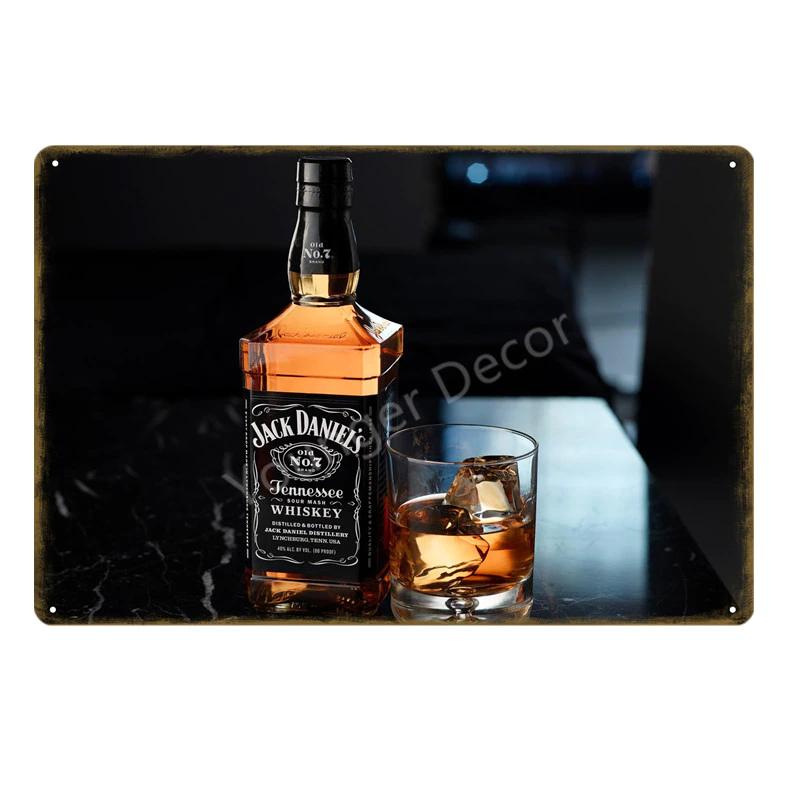 Miniature : Retro Jack Daniels Tin Signs 