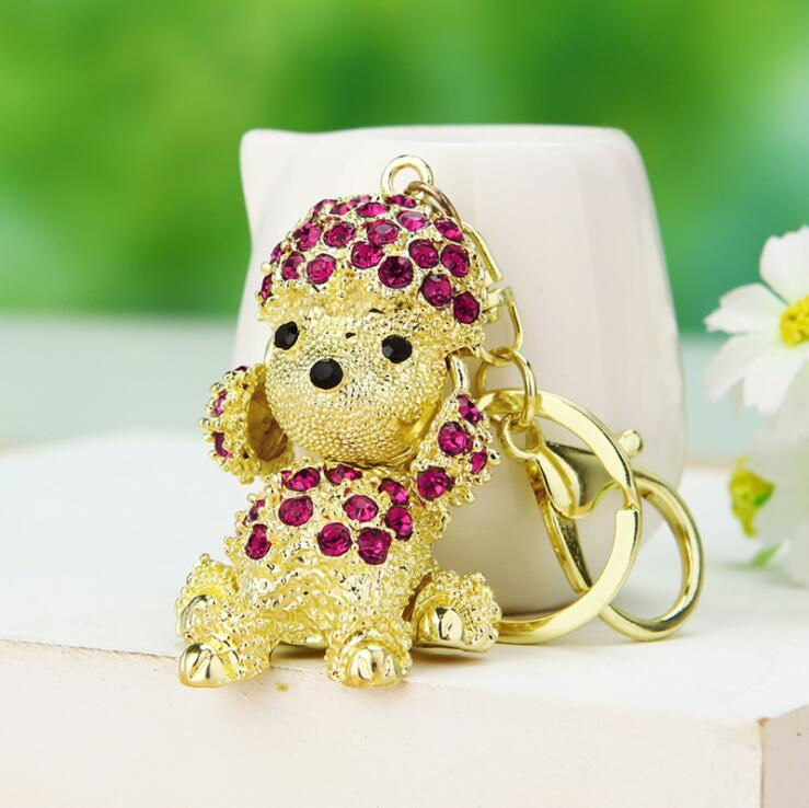 Thumbnail: Crystal Puppy Key Rings