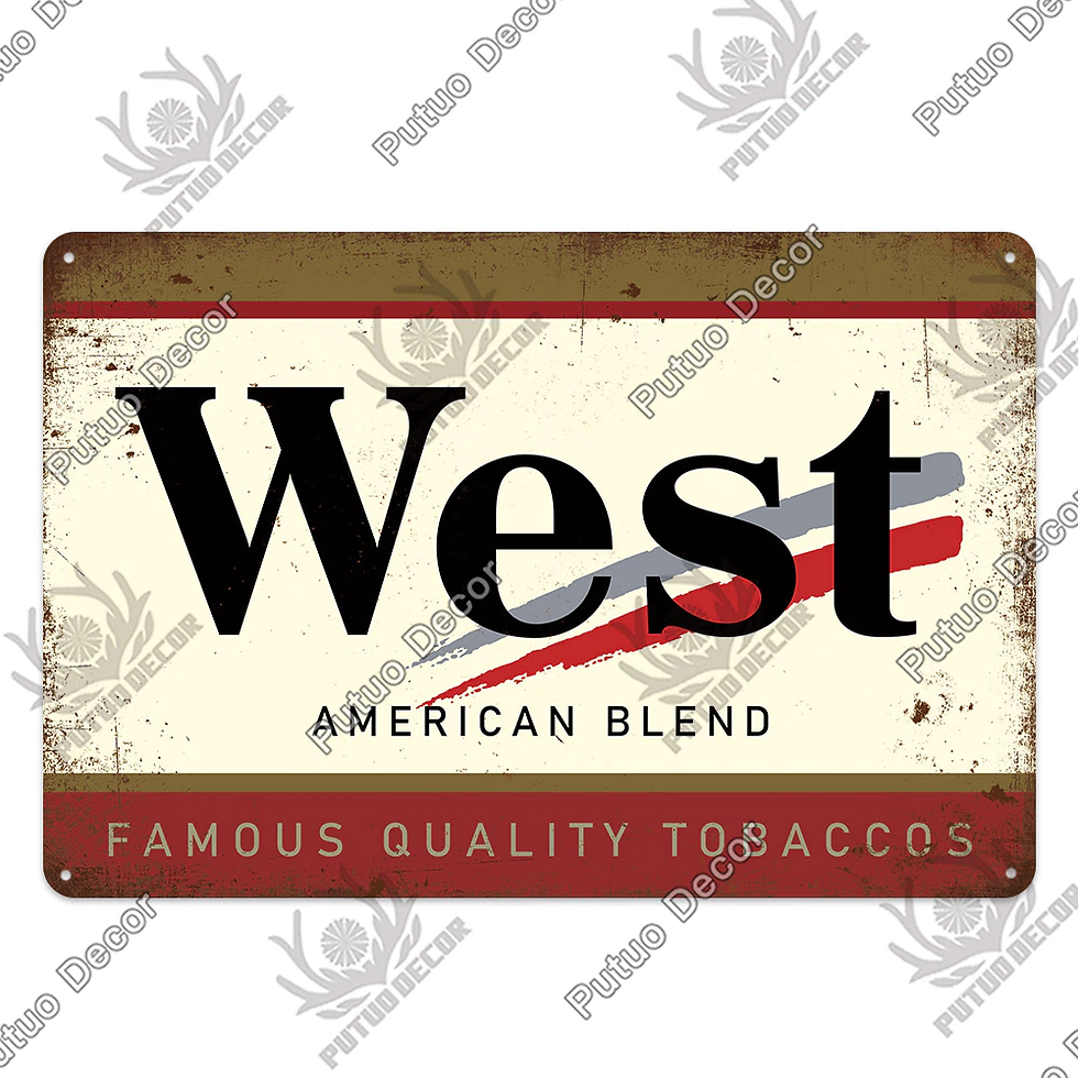 Thumbnail: Putuo Decor Vintage Tin Signs