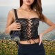 Thumbnail: y2k Fairy Coquette Backless Bandeau Vest 