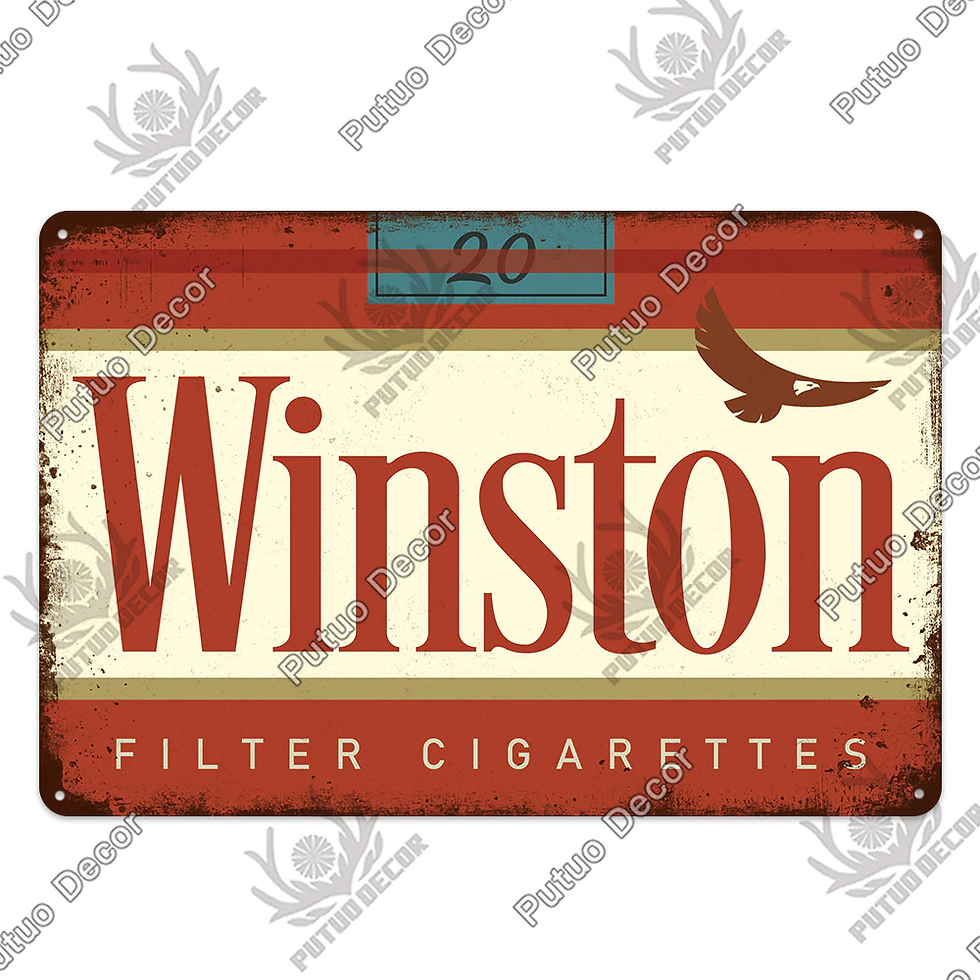 Thumbnail: Putuo Decor Vintage Tin Signs
