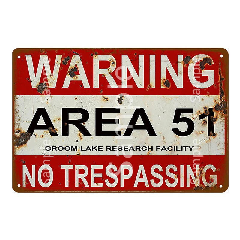 Thumbnail: Danger High Voltage Vintage Metal Warning Quote Signs