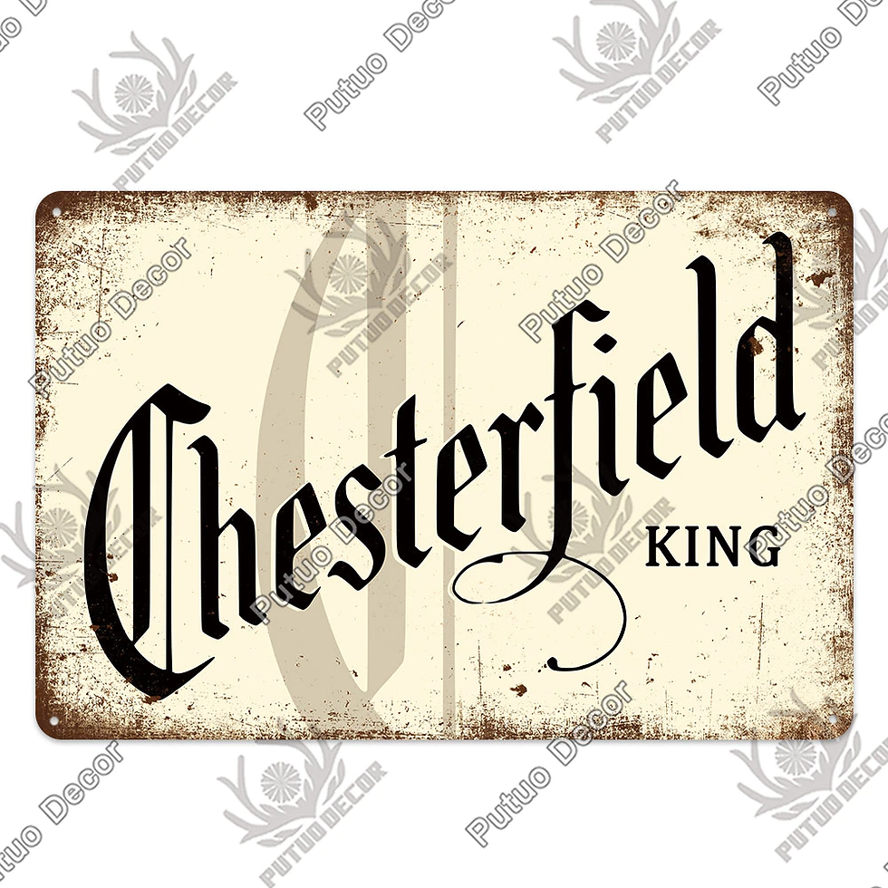 Thumbnail: Putuo Decor Vintage Tin Signs