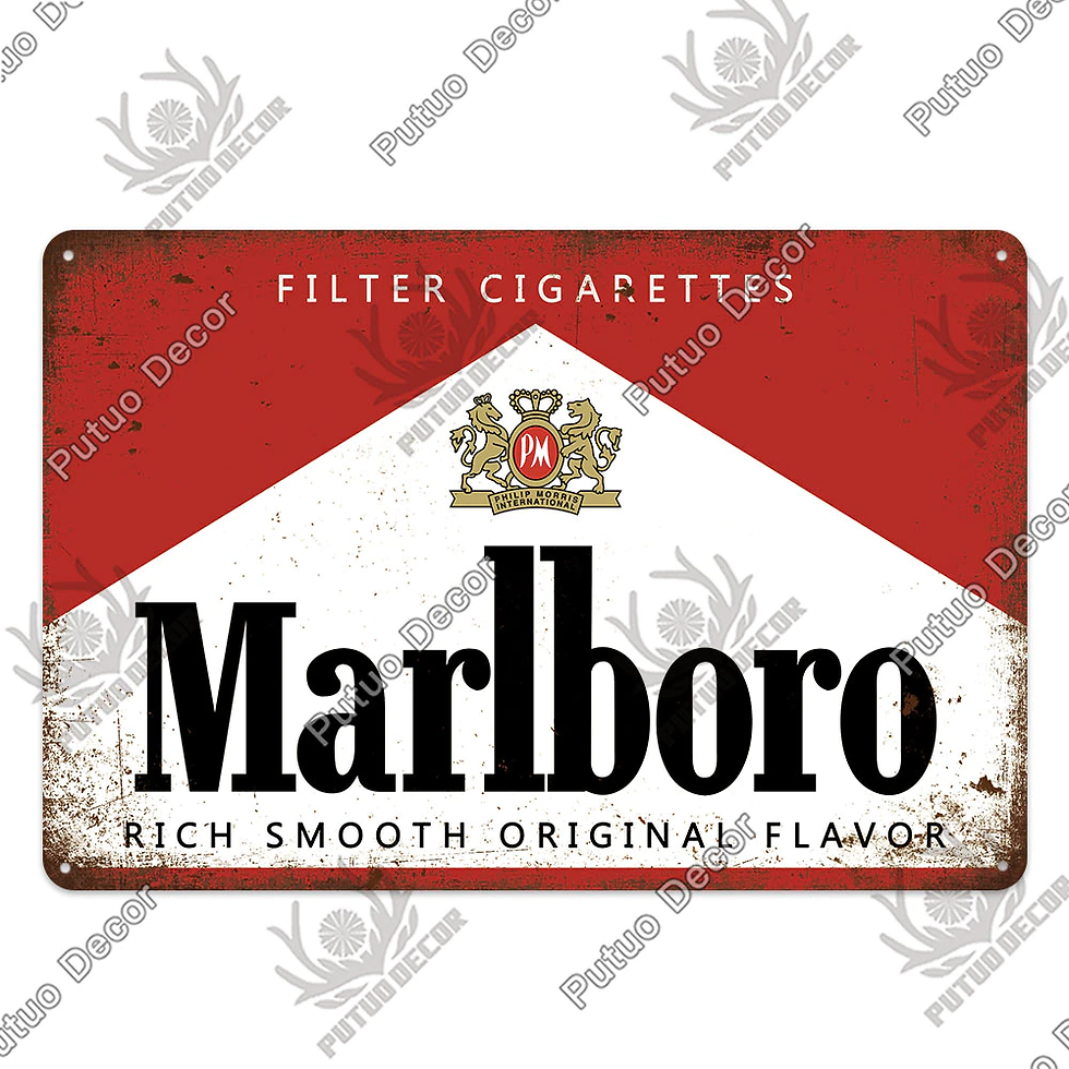 Thumbnail: Putuo Decor Vintage Tin Signs