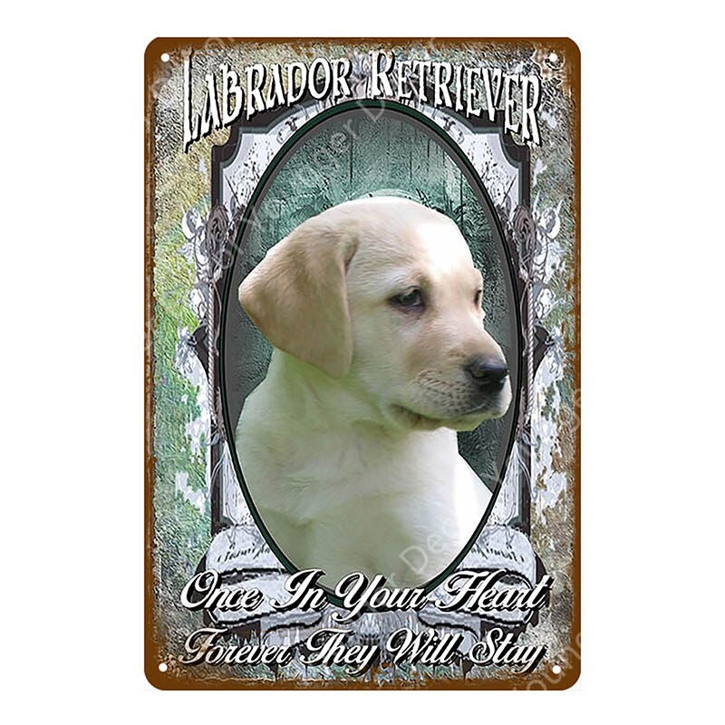 Thumbnail: Caution Pet Tin Vintage Pub Wall Plaques YI-178