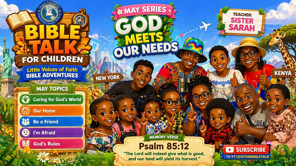 Bible Talk For Children Banner