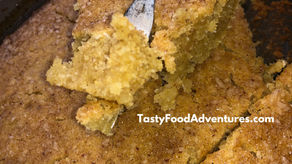 Super Simple Sweet Potato Cornmeal Pudding