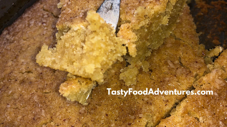 Super Simple Sweet Potato Cornmeal Pudding