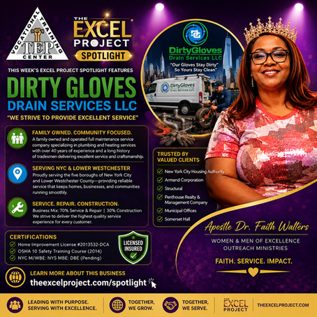 Highlighting Dirty Gloves Drain Services LLC A Family Legacy of Quality and Community Trust