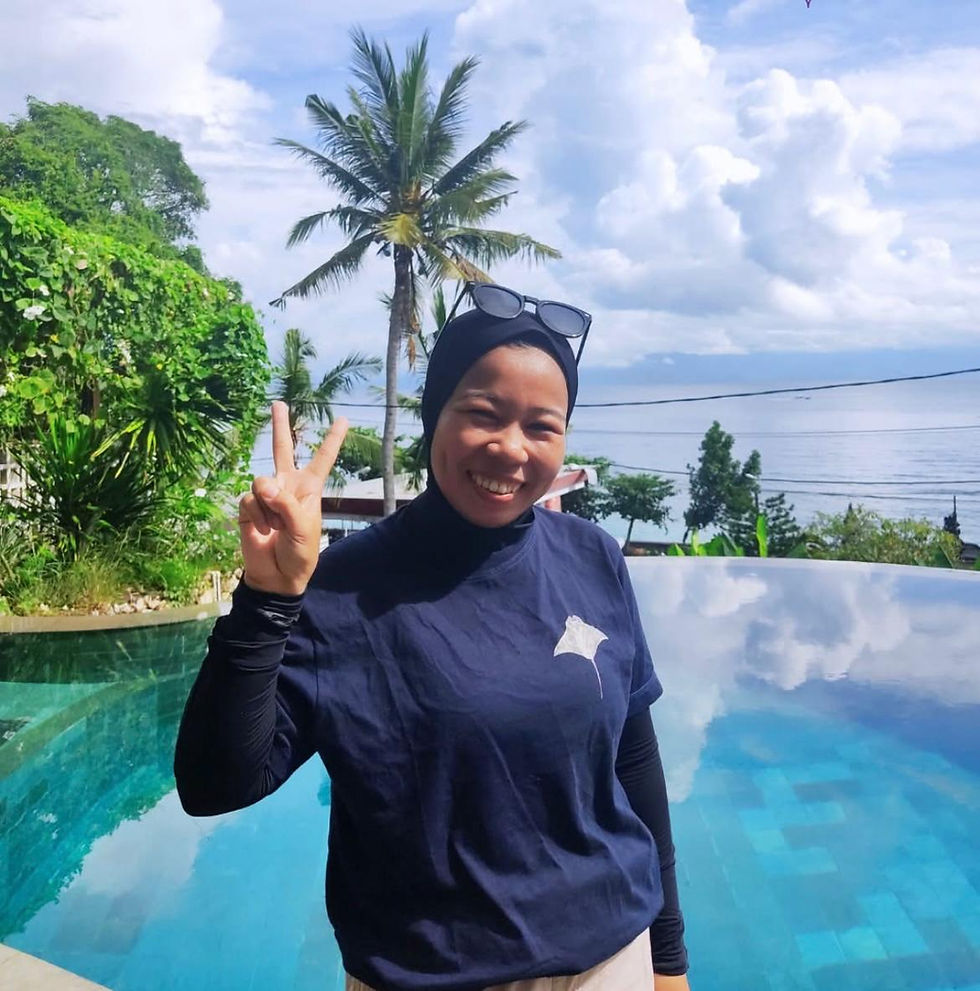 Evi Divemaster student Purple Dive Penida