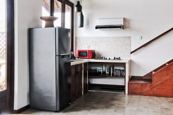 Kitchen in villa Drift at Penida Villa Pesona