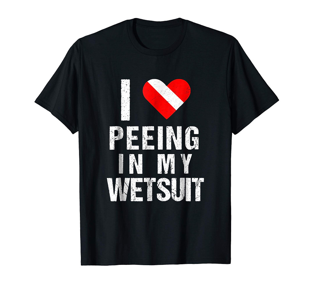 Peeing in your wetsuit