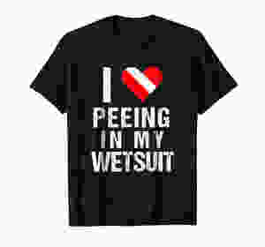 Peeing in your wetsuit