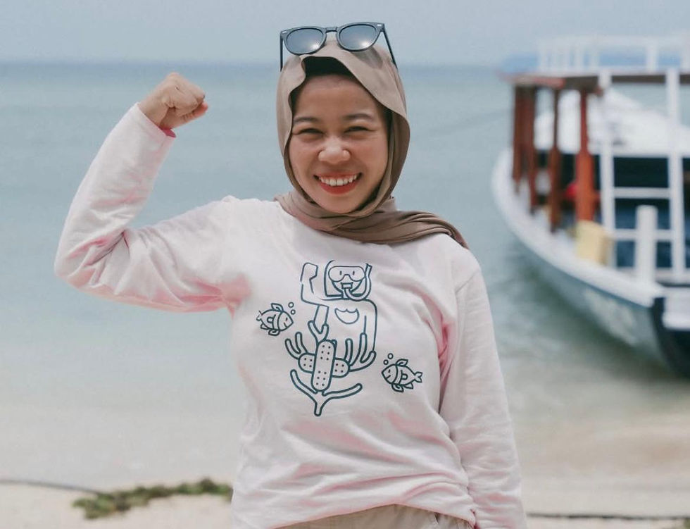 Evi Divemaster student Purple Dive Nusa Penida