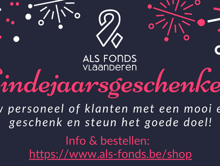 Koop een eindejaarsgeschenk voor je personeel en/of klanten en steun het goede doel!