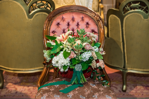 Custom bouquet arranged by Brey and Co, Houston's number one wedding planners