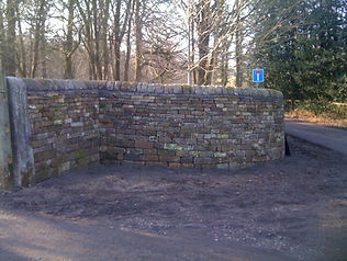 Belper dry stone walling