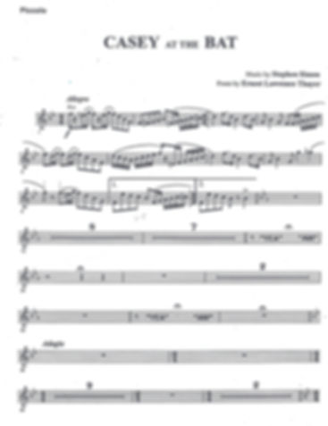 Casey at the Bat Orchestral Score
