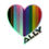 Thumbnail: Ally Heart Holographic Sticker