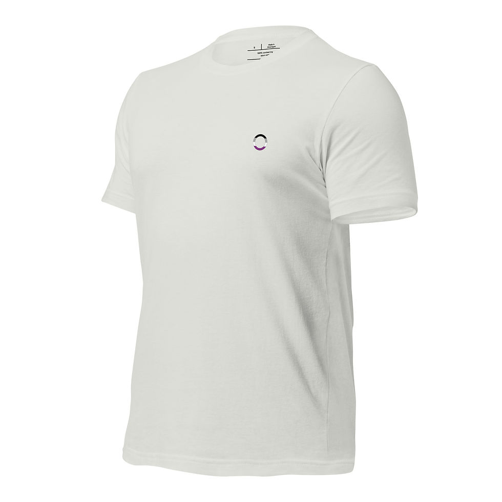 Thumbnail: Asexual Colored Symbol T-Shirt - Neutral FIt