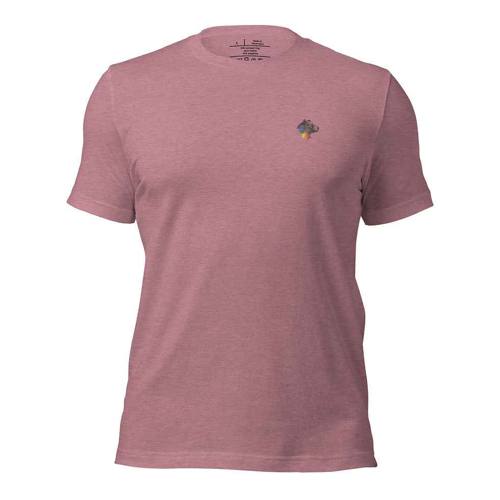 Thumbnail: Dark Small Bear Pride T-Shirt - Neutral FIt