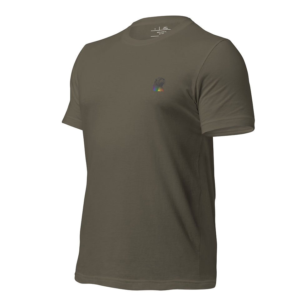 Thumbnail: Dark Small Otter Pride T-Shirt - Neutral FIt