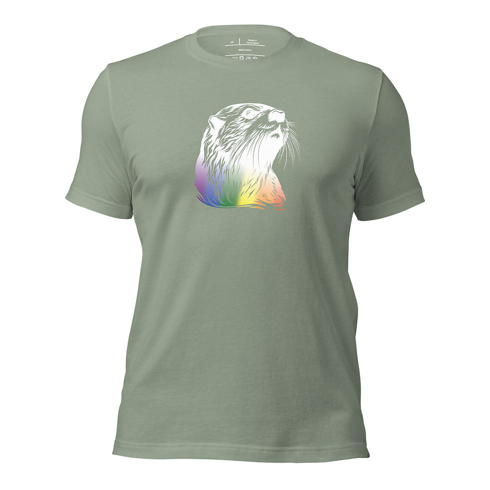 Thumbnail: Large Otter Pride T-Shirt - Neutral FIt