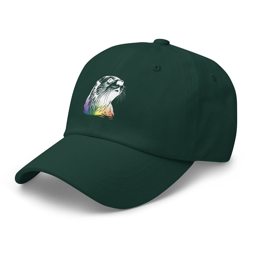 Thumbnail: Large Otter Pride Dad Hat