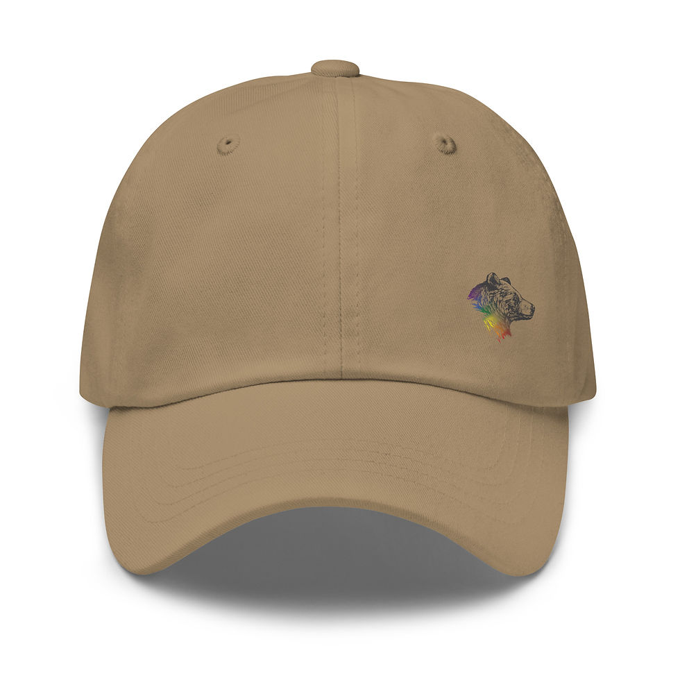 Thumbnail: Dark Small Bear Pride Dad Hat