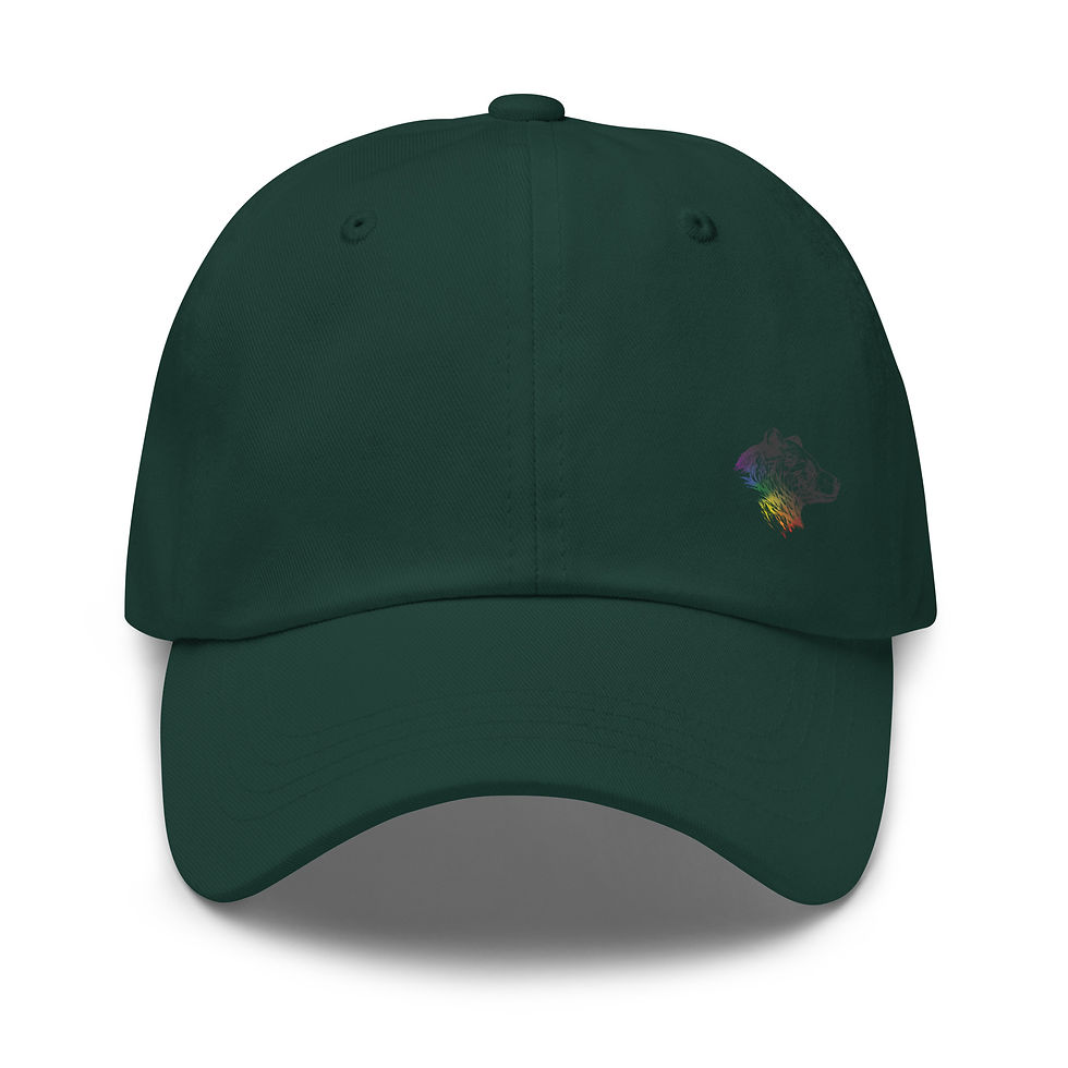 Thumbnail: Dark Small Bear Pride Dad Hat