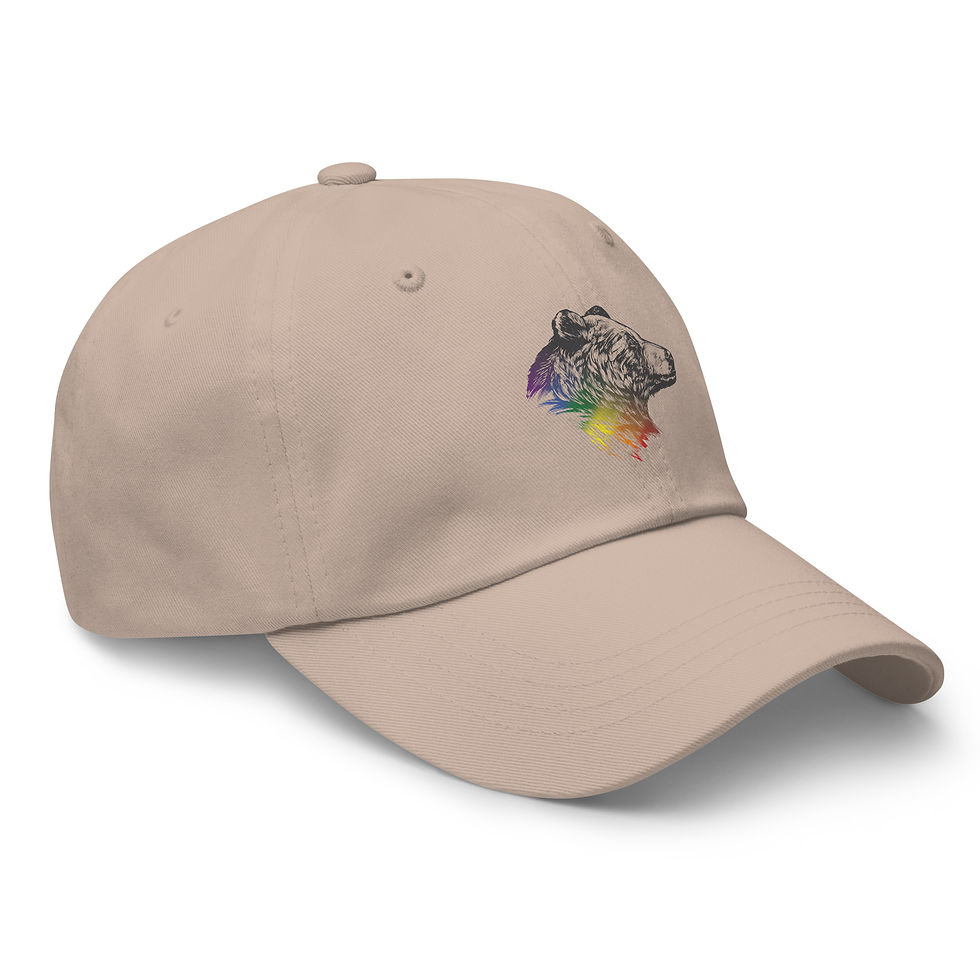 Thumbnail: Dark Large Bear Pride Dad Hat