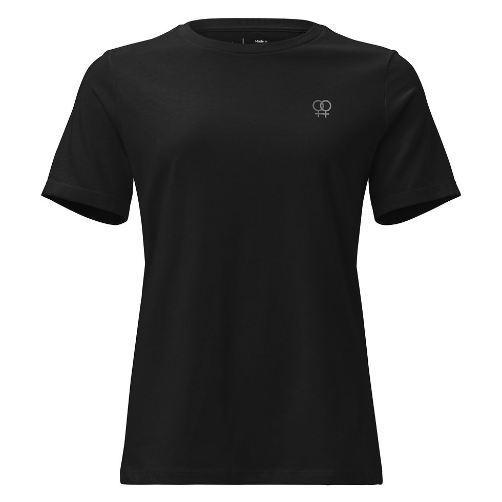 Thumbnail: Lesbian Symbol T-Shirt - Curvy Fit