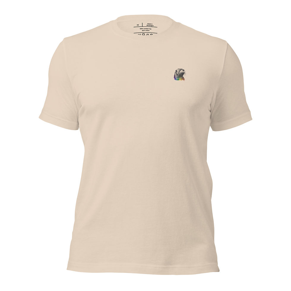 Thumbnail: Dark Small Otter Pride T-Shirt - Neutral FIt