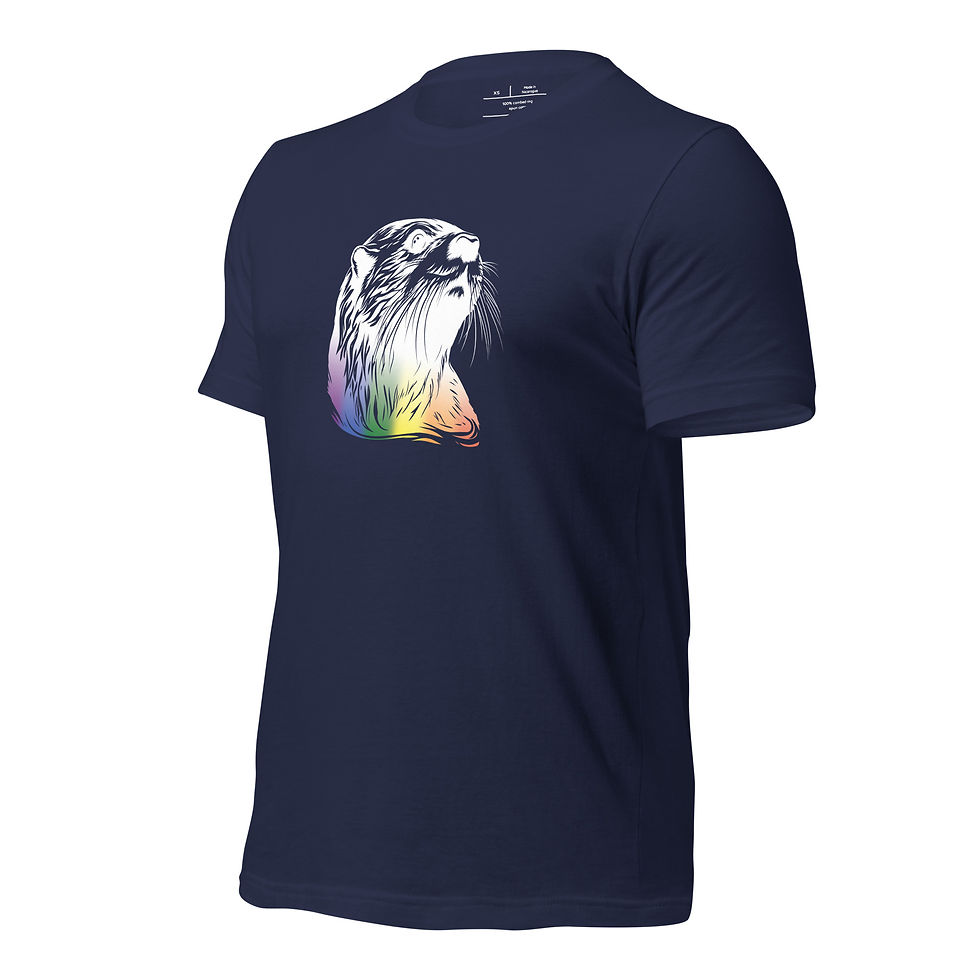 Thumbnail: Large Otter Pride T-Shirt - Neutral FIt