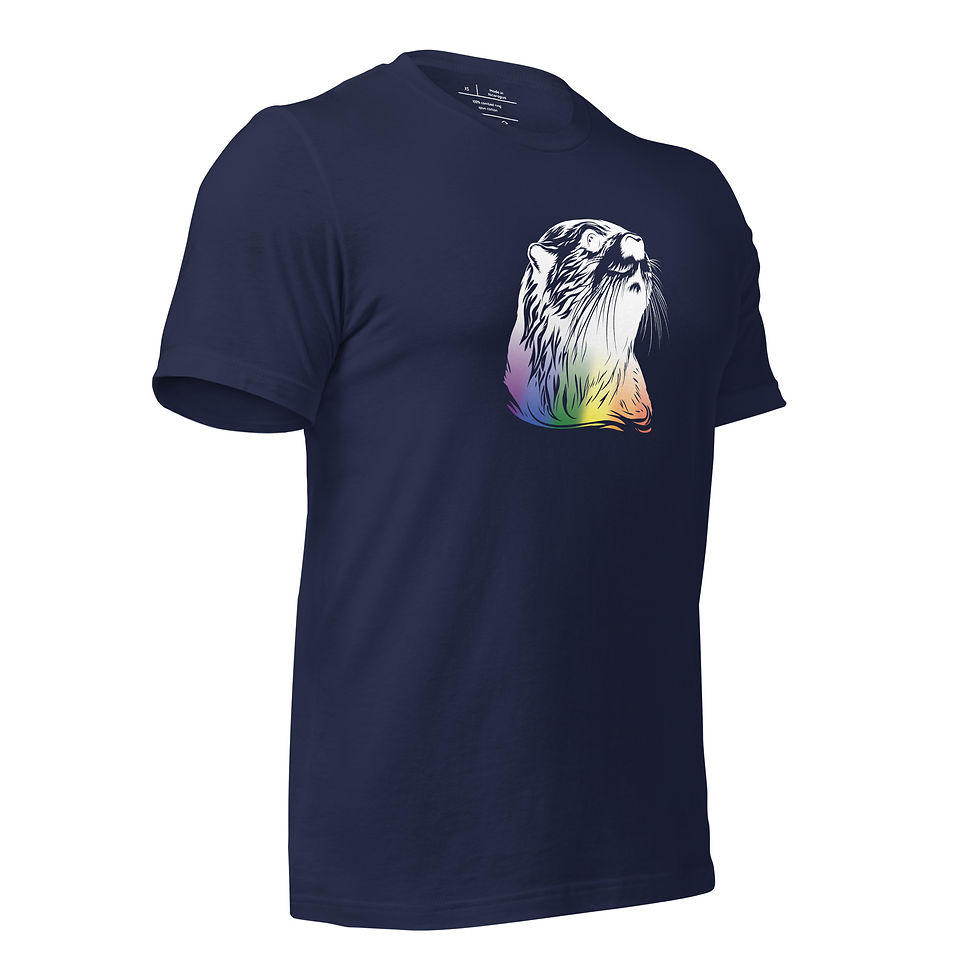 Thumbnail: Large Otter Pride T-Shirt - Neutral FIt