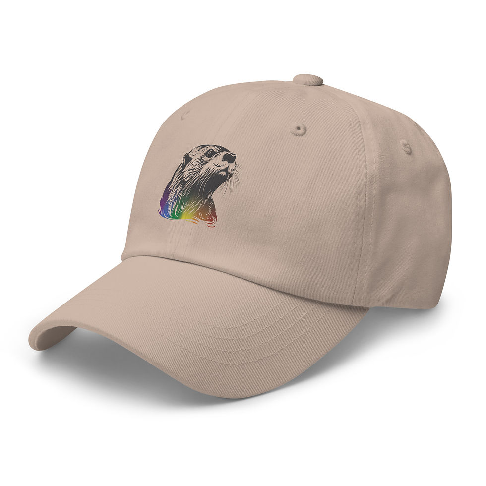 Thumbnail: Dark Large Otter Pride Dad Hat